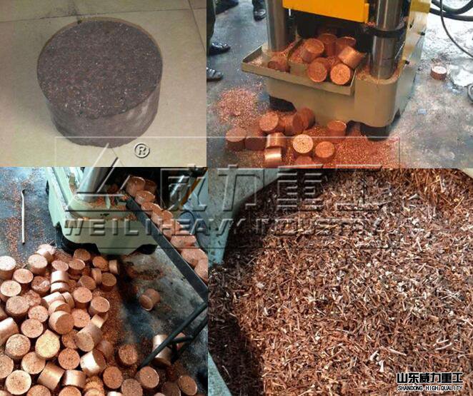 金屬鋼屑?jí)簤K機(jī)的實(shí)例